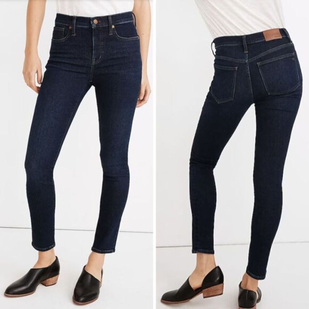 NEW Madewell Tall 9" Mid-Rise Skinny‎ Jeans in Orland Wash, 27T